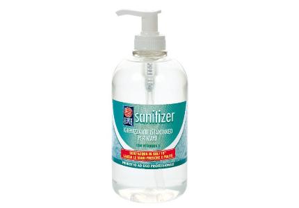 Sanitiser gel soap without rinsing