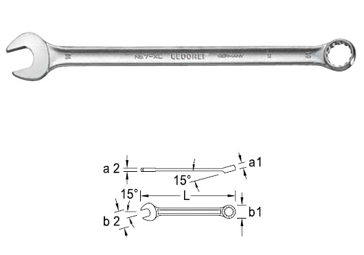 Combination spanner extra long series