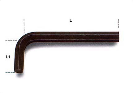 Allen head L-wrench