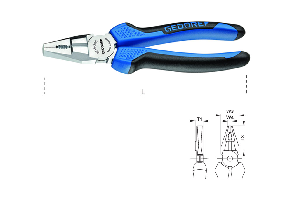 Cutting pliers, German model