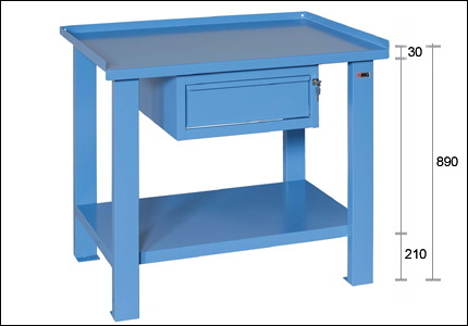 Work bench with sheet top